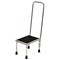 Vestil Stainless Steel Foot Stool w/Handrail, 1 Steps, 37 Overall Height, Stainless Steel, Silver FT-SS-1HR - alternate 3